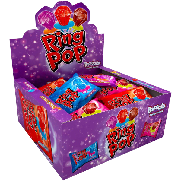 Bazooka Ring Pop Assortiment