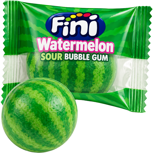 Fini Watermelon Sour Bubble Gum