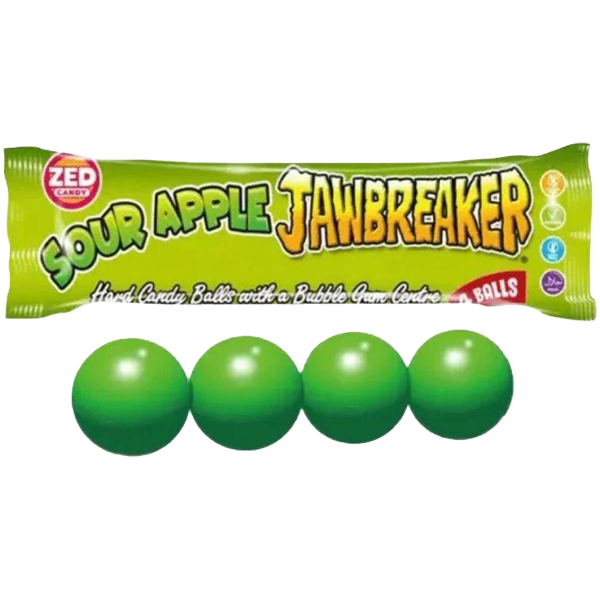 Zed Candy Sour Apple Jawbreaker